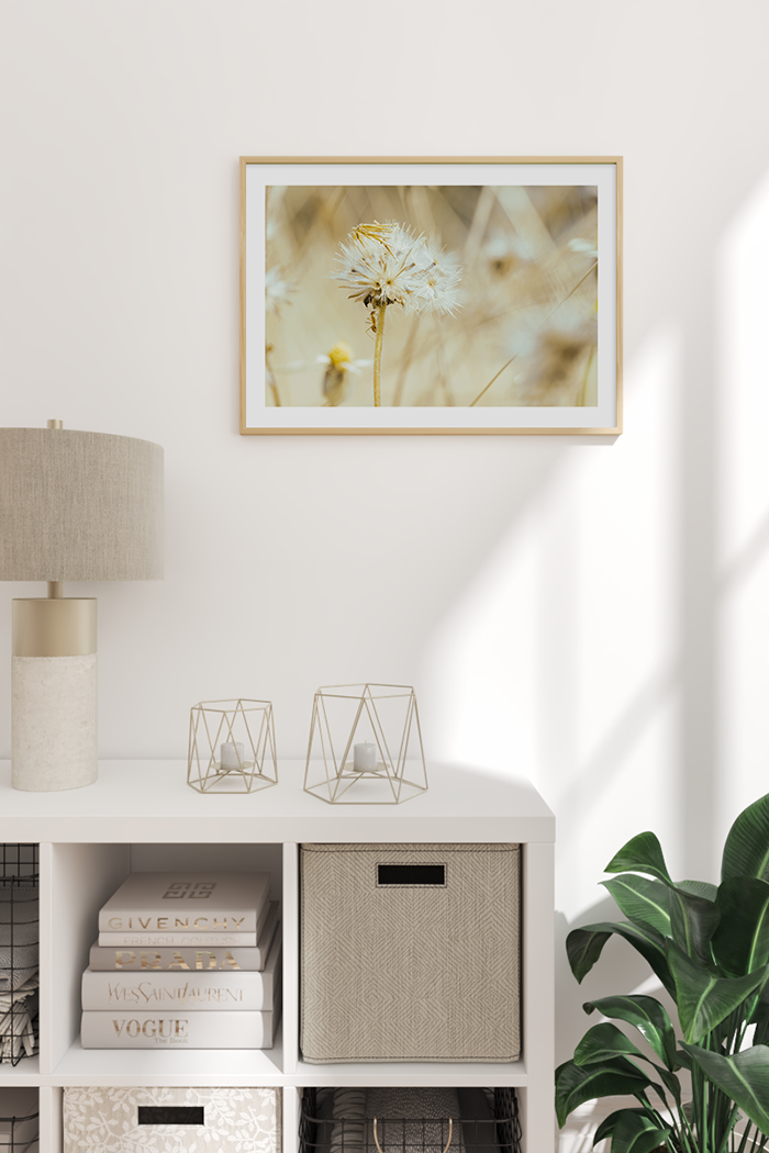 Yellow Dandelion Poster