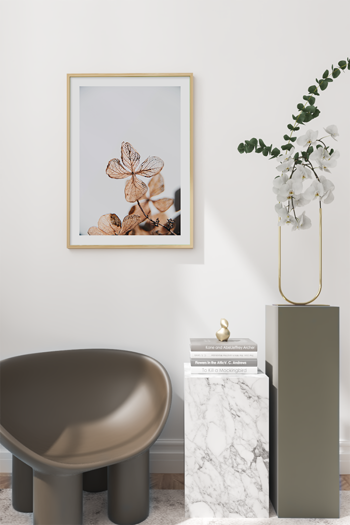 Dried Four Leaf Clover Poster