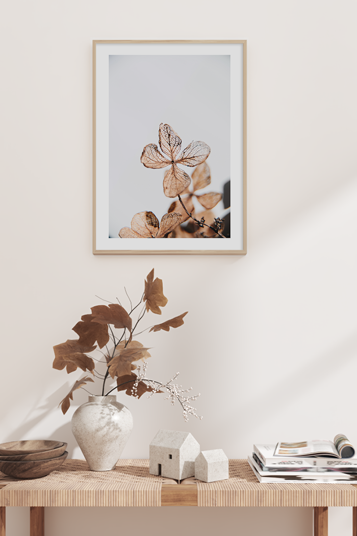 Dried Four Leaf Clover Poster