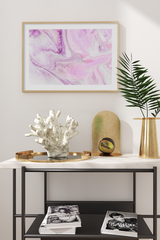 Purple Abstract Watercolor Poster