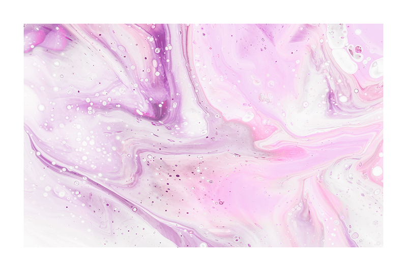 Purple Abstract Watercolor Poster