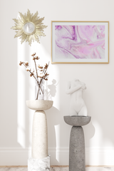 Purple Abstract Watercolor Poster