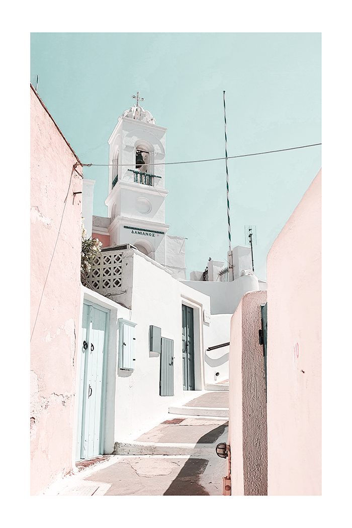 Romantic Town Poster