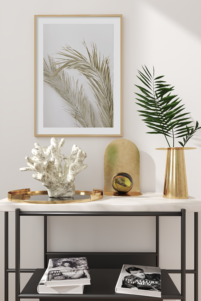 Dry Palm Close Up Poster