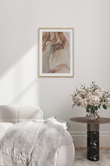 Watercolor Abstract Orange Poster