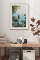 Seaside Fairytale Princess Photo Print