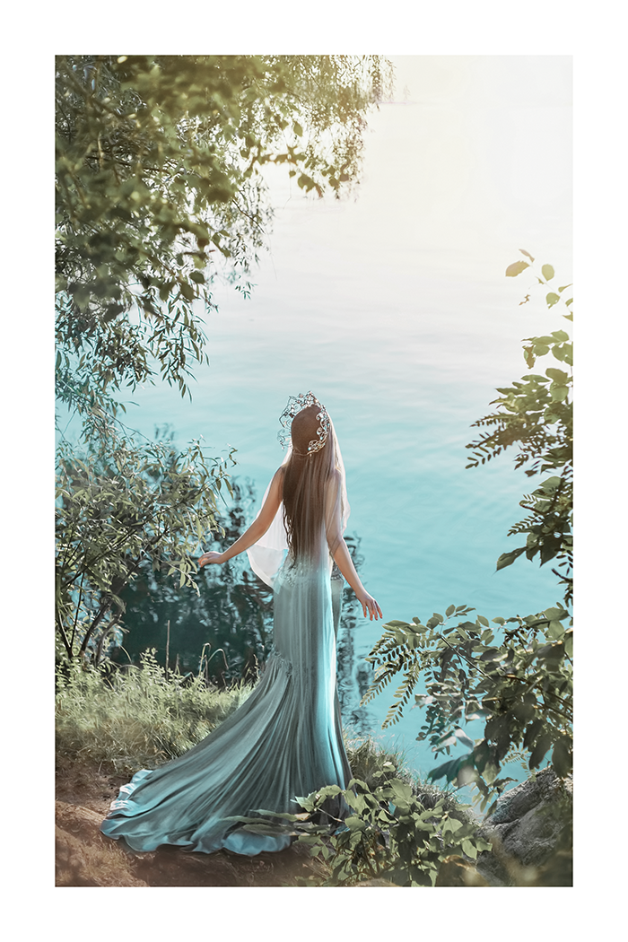 Seaside Fairytale Princess Photo Print