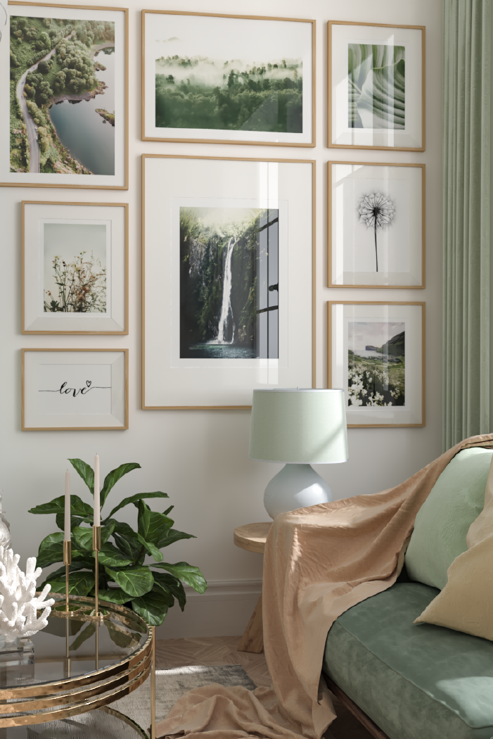 Texture of Delicate Leaf Poster