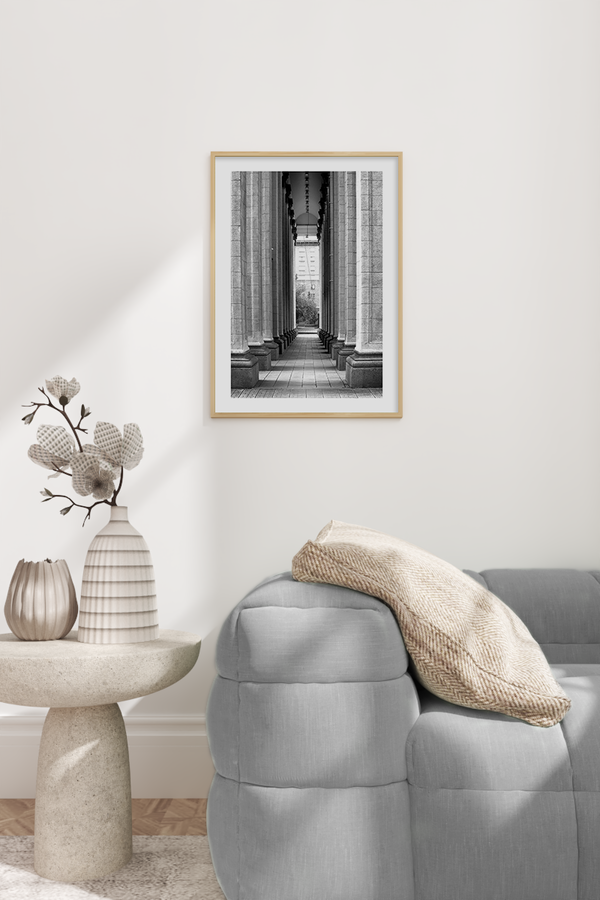 Monochrome Arch Poster