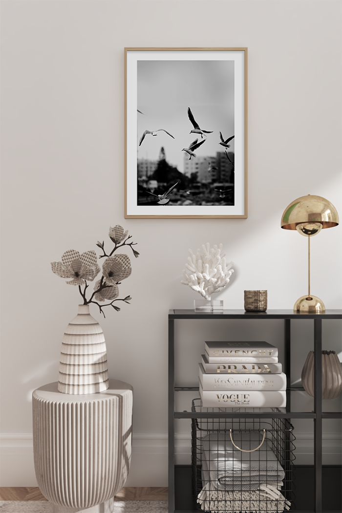 Flying Birds Poster