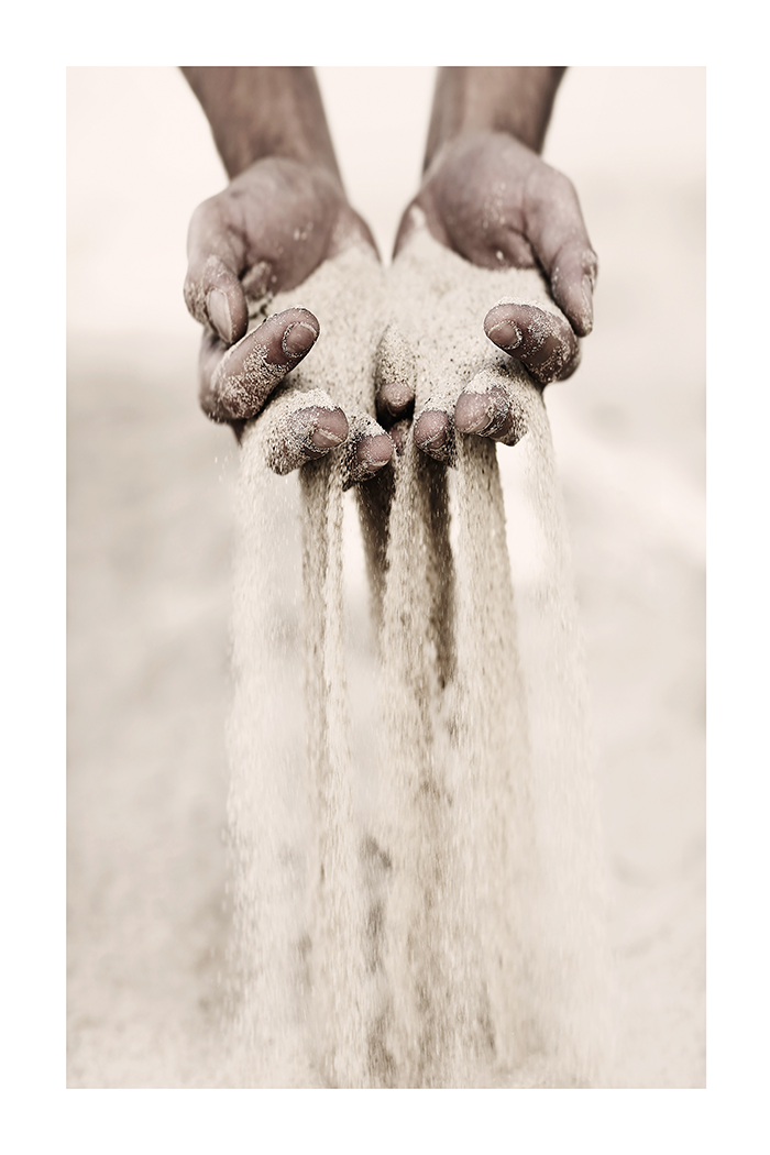Flowing Sand Poster