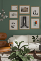 Black and White Flower Poster