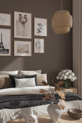 Black and White Flower Poster