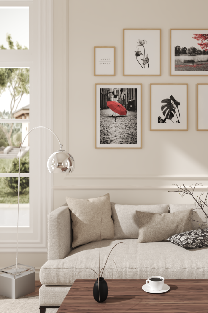 Red Umbrella Poster