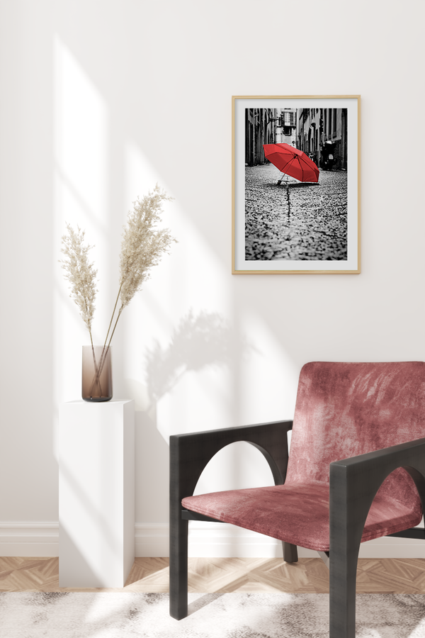 Red Umbrella Poster