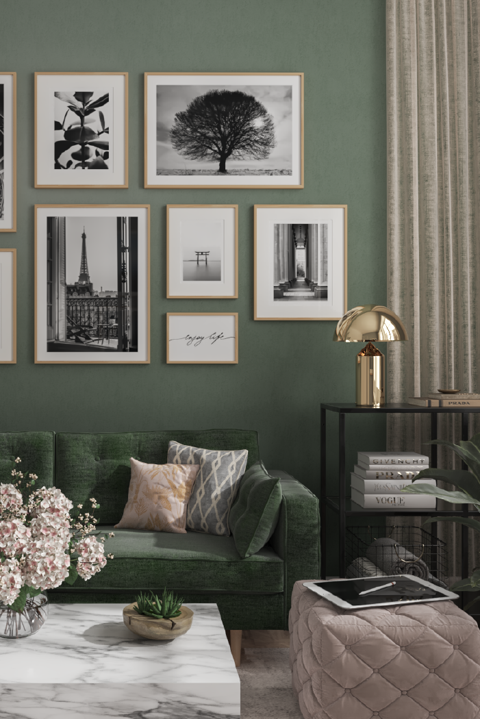 Monochrome Tree Poster