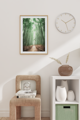 Path to Bamboo Forest Poster