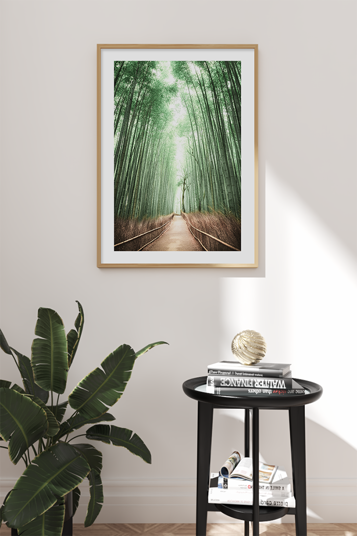 Path to Bamboo Forest Poster