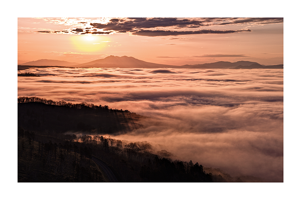 Sunrise over the Mountain Poster