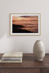 Sunrise over the Mountain Poster