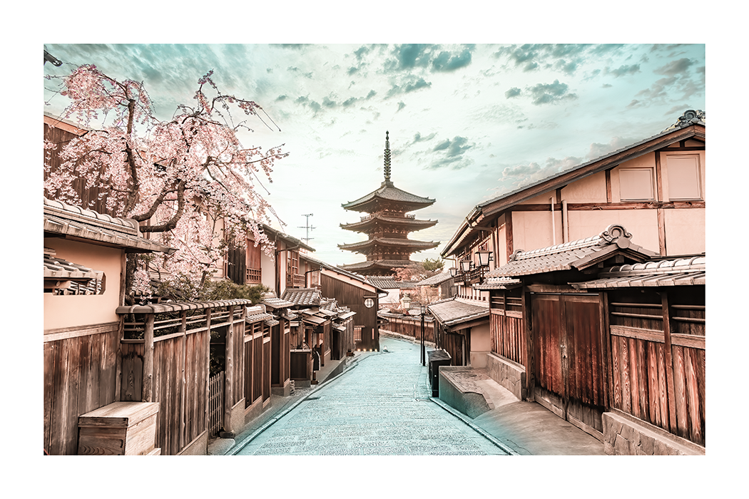 Streets of Kyoto Poster
