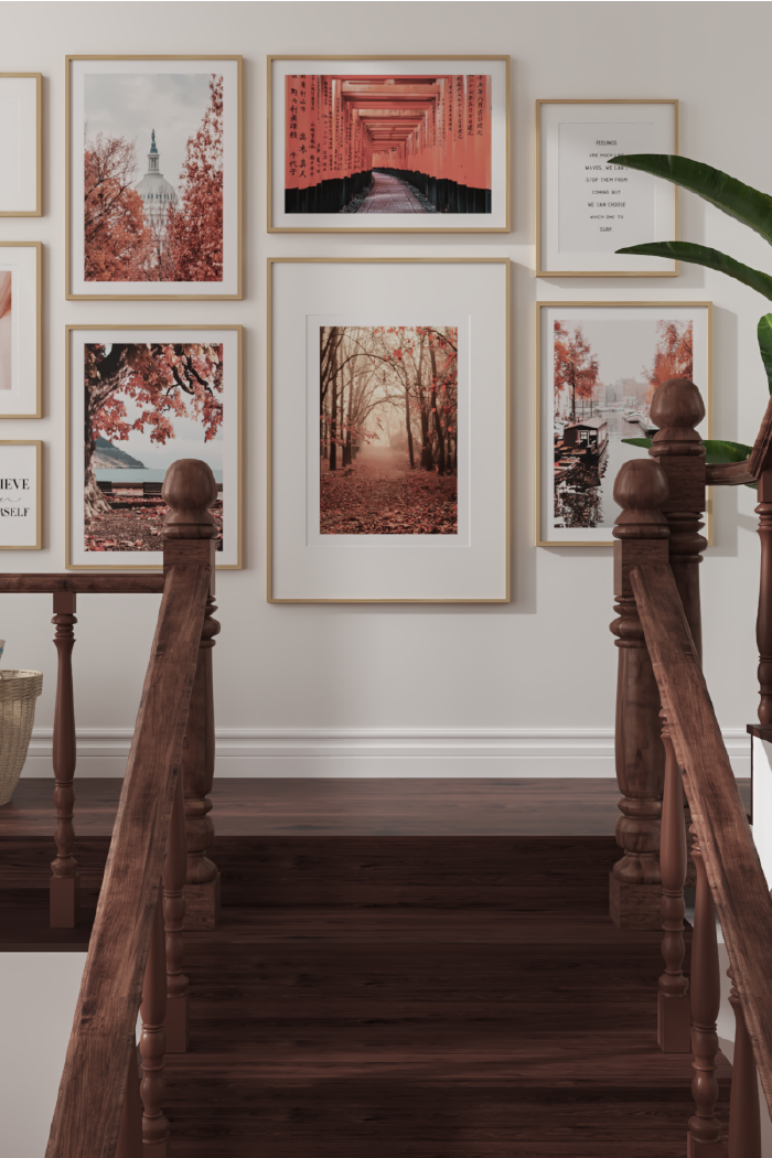 Temple Walkway Poster