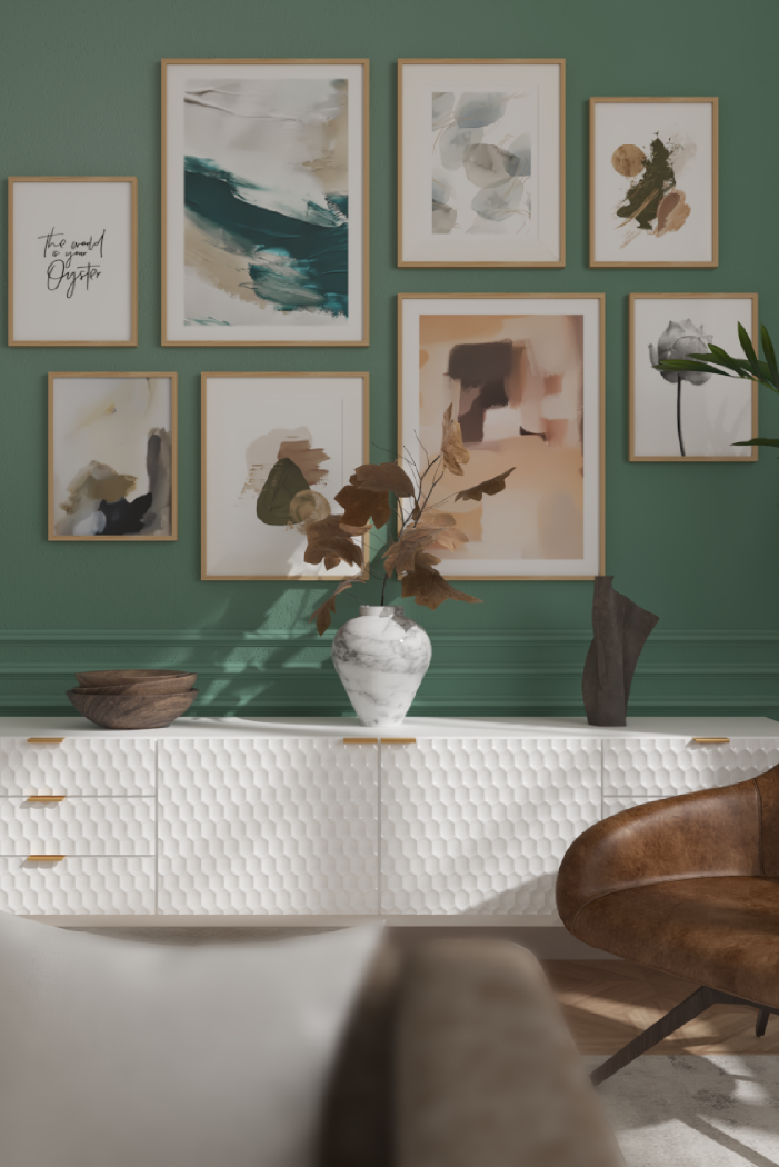 Watercolor Circles Poster
