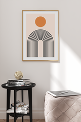 Sun Arch Line Print