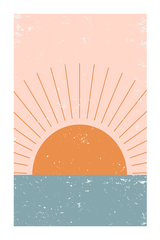 Boho Sunrise Poster