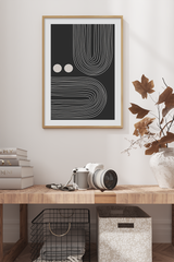Black and White Arch Poster