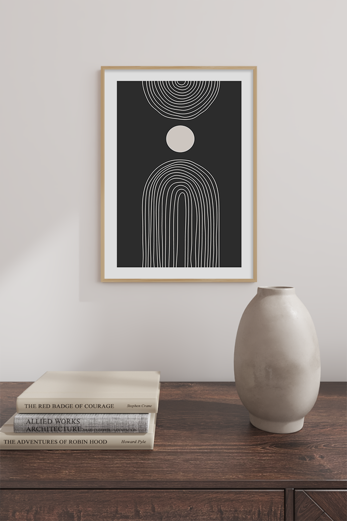 Black and White Arch Poster No.2