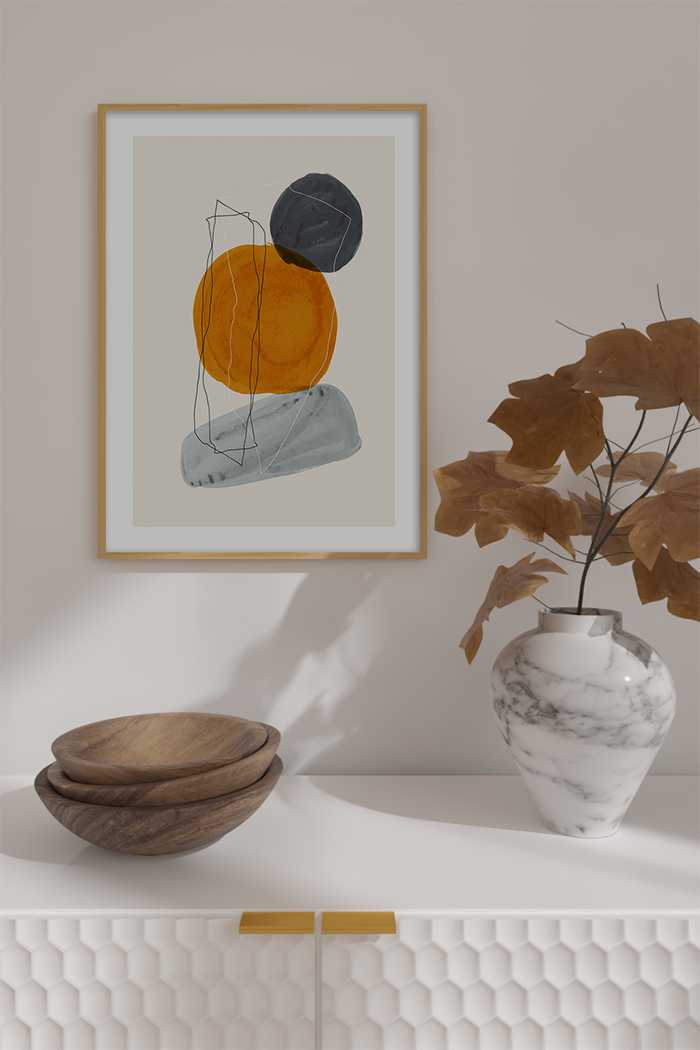 Contemporary Abstract Poster