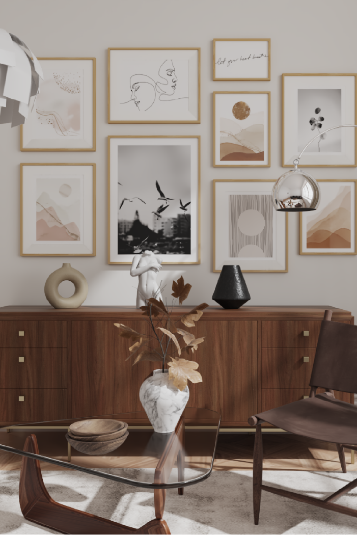 Boho Scenery Poster