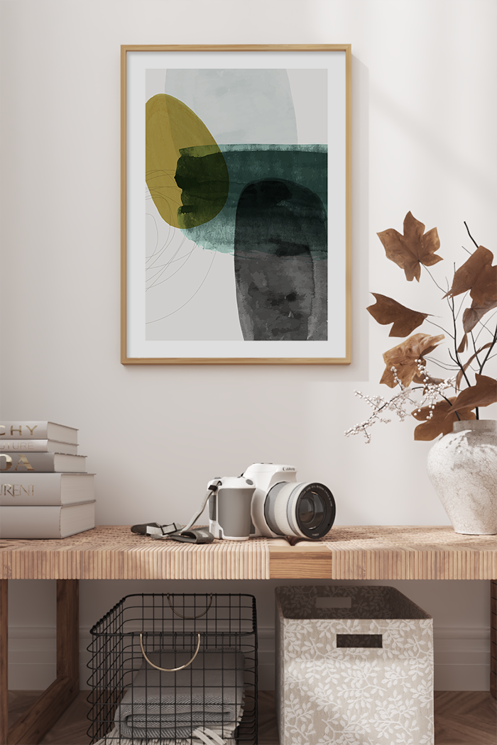 Abstract Ink Art Print