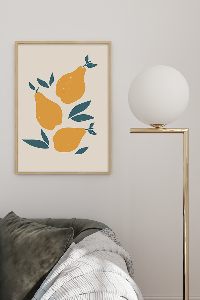 Orange Pears Poster
