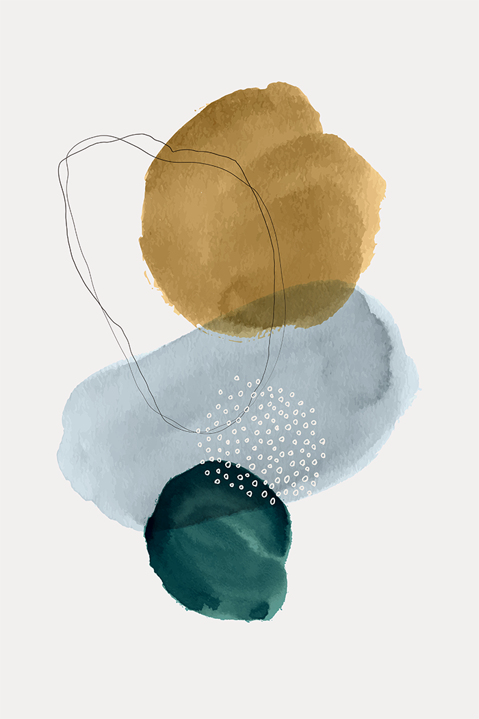Abstract Shapes Print No.2