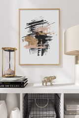 Abstract Splash Ink Poster