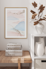Light Watercolor Scenery Poster