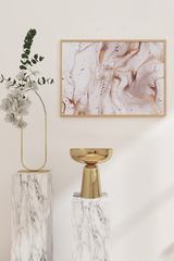 Golden Pink Painting Poster