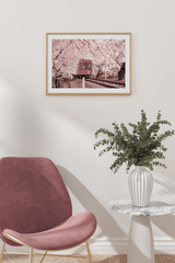 Train Under the Cherry Tree Poster