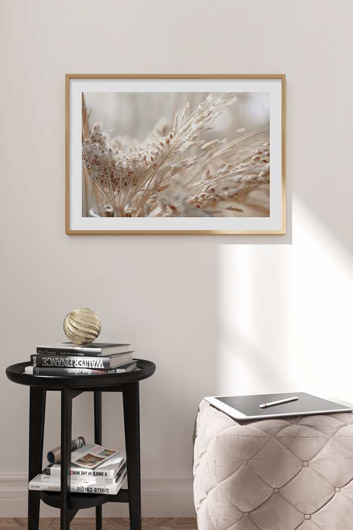 Dried Floral Close Up Poster