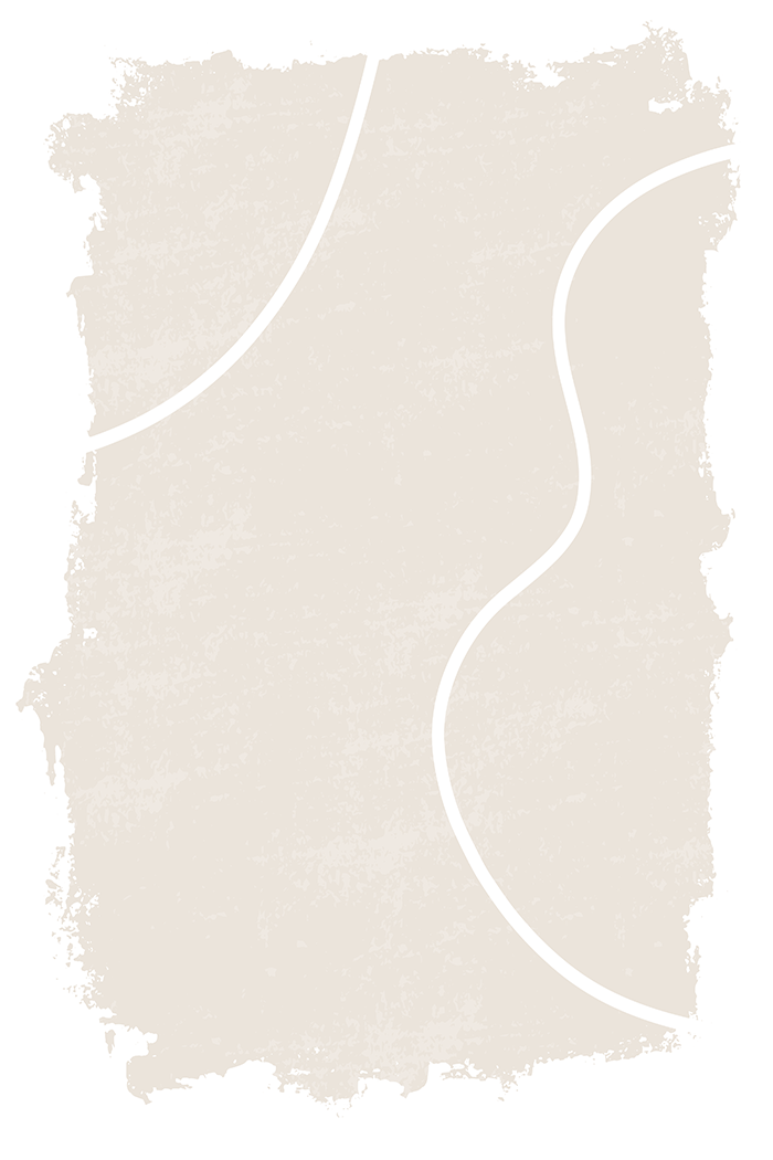 Beige Abstract Line Art Print No.5