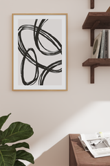 Drawing Circle Art Print No.3