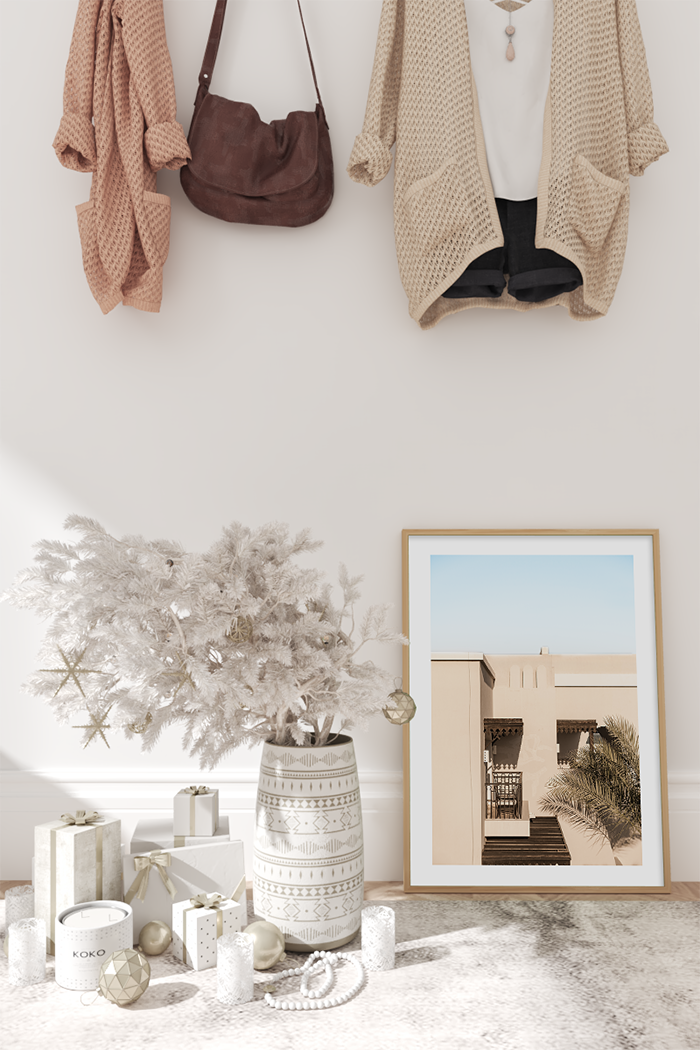 Beige Architecture Poster