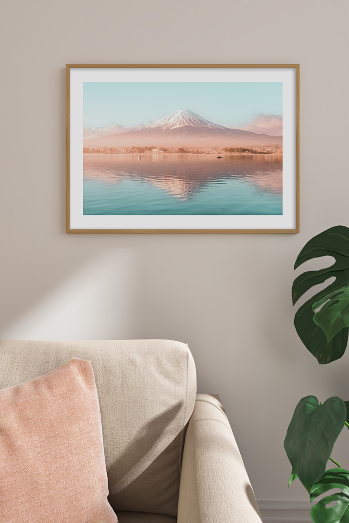Dreamy Mountain Landscape Poster