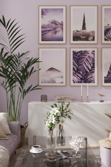Purple Beach Poster
