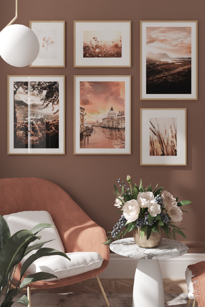 Sunset Grand Canal Poster