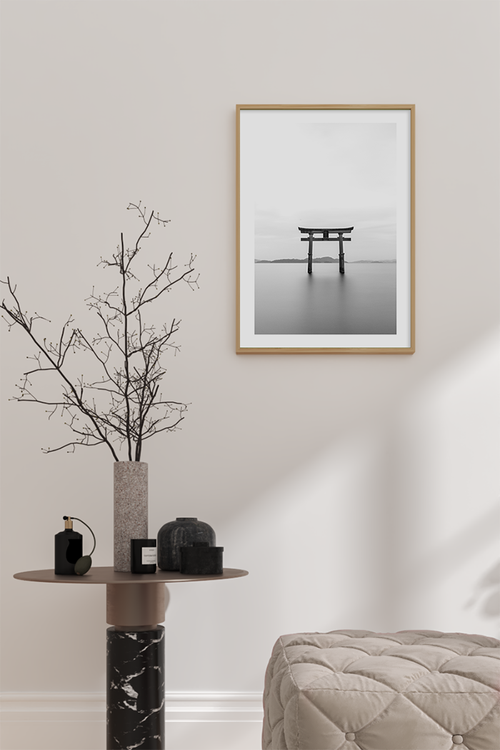 Shirahige Shinto Shrine Poster