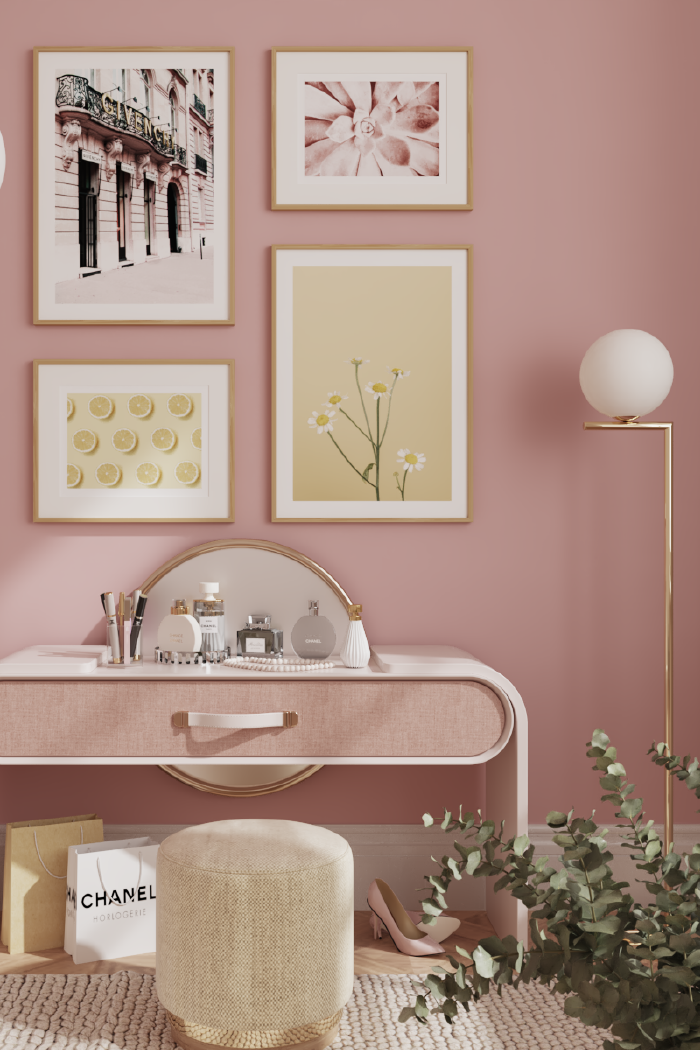 Pink Succulent Poster