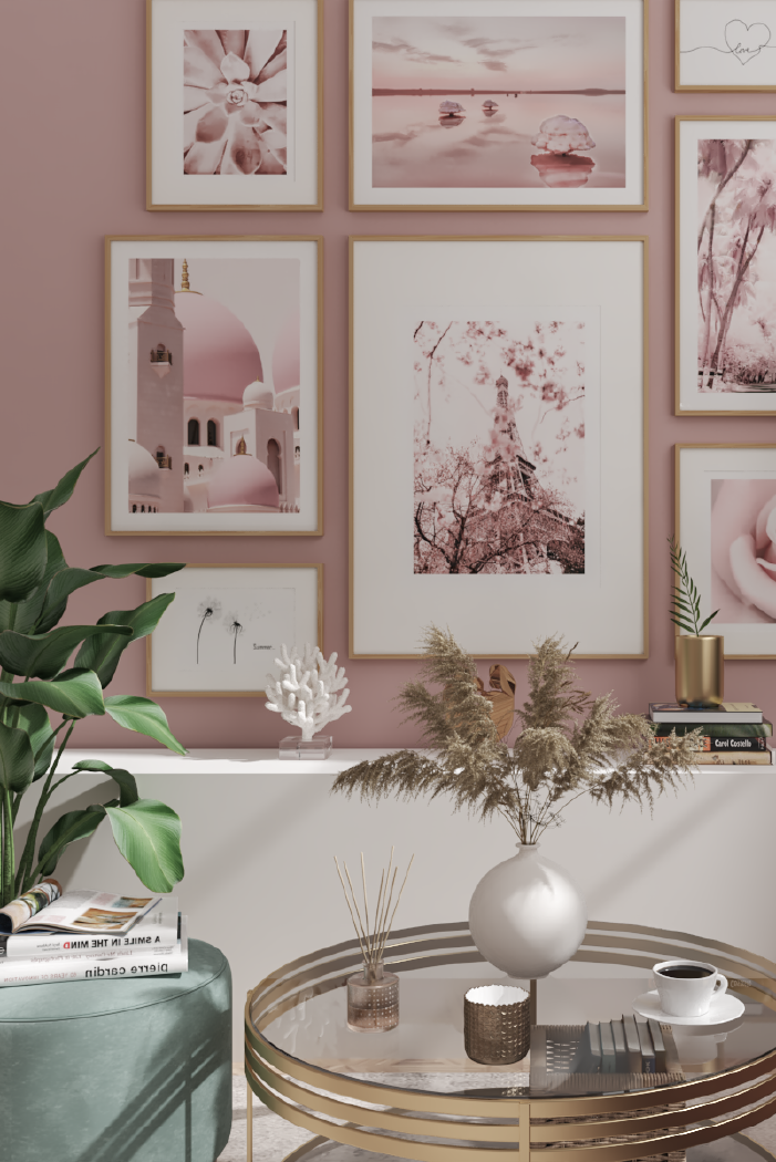 Pink Succulent Poster